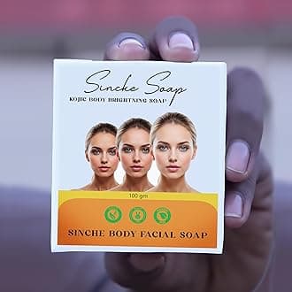 Facial Soap, Skincare Sinche Body Whitening Soap, Natural & Nourishing 100 Grams Gentle Cleanse & Moisturize With Herbal Extracts Suitable For All Skin Types Each (Pack 3) (Pack 2)