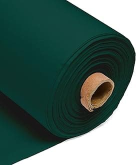 100% Cotton Fabric 60 Inch 150cm Wide 150GSM Material for Sewing, Dressmaking, Quilting, Curtain Linings, Pillowcases & Totes Fabric by The Half Metre by Discount Fabrics LTD(Bottle Green, 50m)