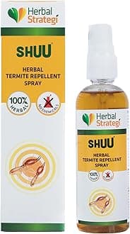 STRATEGI Herbal Strategi Just Out Termite Repellent Spray - 100ml | Termite Spray for Home | Baby-Safe, Skin-Safe, Pet-Friendly | Herbal | Eco-friendly, Non-toxic