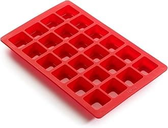 Lékué 24 Cavity Mini Brownie Mould, Red