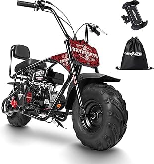 Oryxearth 99CC 4-Stroke Mini Bike, Gas Powered Bike W/EPA Approved Engine Mini Dirt Bike with Off-Road Tire for Kids, Speed Up 28 Mph Weight Support Up to 185 LBS