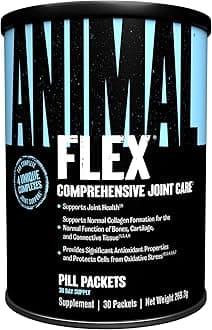 Flex Comprehensive Joint Care - 4 Unique complexes for Joints, Bones & Cartilage - with Vitamins A & E, glucosamine, Flaxseed Oil & hyaluronic Acid - 30 Packs