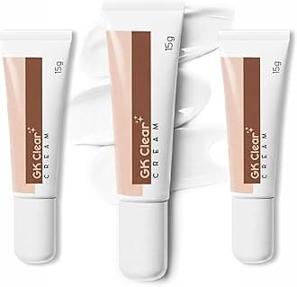 GK Clear Kojic Acid & Glycolic Acid Skin Brightening Cream – 15g (Pack of 3) | Supports Skin Tone Balance, Targets Dark Spots & Uneven Texture | Suitable for All Skin Types