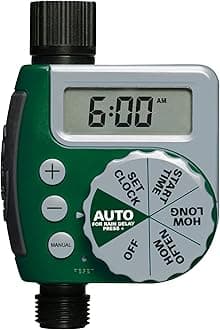 56082 3-Outlet Hose Watering Timer, Green