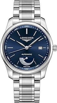 Longines The Longines Master Collection 40 mm Automatic Blue Stainless Steel Watch Band