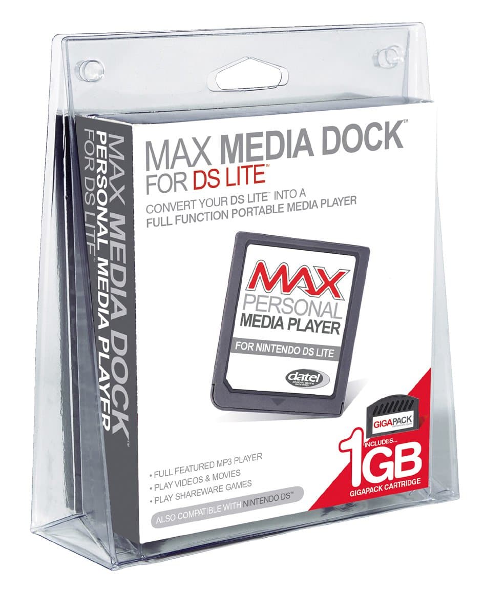 DS Lite Max Media Dock with 1G Flash Memory