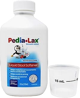 Pedia-Lax Fleet Liquid Stool Softener, Fruit punch 4 oz (Pack of 1)
