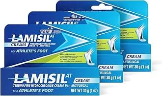 1 Week Athlete’s Foot Treatment, Antifungal Cream with Terbinafine Hydrochloride 1%, Fast Symptom Relief & Prevents Recurrence, 1 oz (30 g) - 3PK
