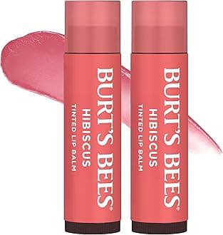 Burt's Bees Tinted Lip Balm - Hibiscus (0.15 Oz, 2 Tube)