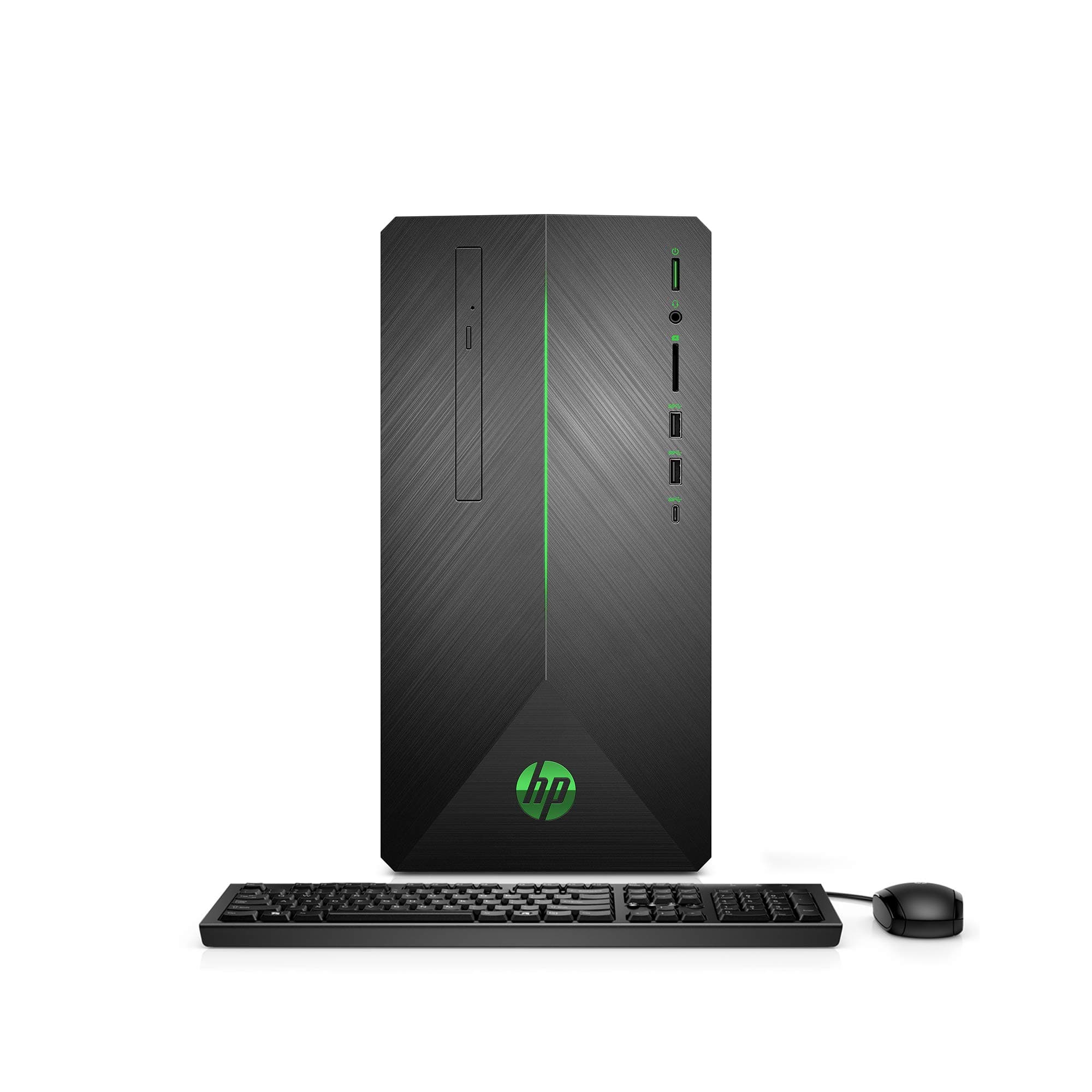 hp VR Ready Pavilion Gaming PC Desktop Computer, Intel Core i5-9400F, NVIDIA GeForce GTX 1660Ti, 8GB RAM, 256GB SSD, Windows 10 (690-0073w, Black)