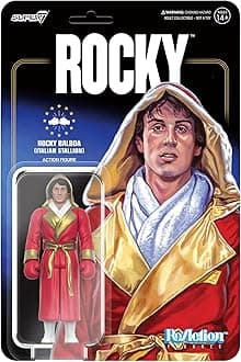 SUPER7 Rocky Balboa (Italian Stallion) - 3.75" Rocky Action Figure Classic Movie Collectibles and Retro Toys
