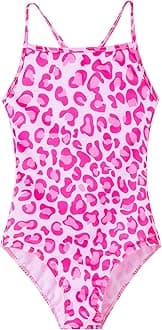 NokecinaGirls Swimsuits One-Piece Bathing Suits Multicolor Kids Sport Summer Beach Swimwear for 2-10 Years Old