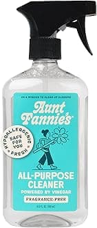 Aunt Fannie's All Purpose Household Cleaner, Multi-Surface Spray Cleaner, Powered by Vinegar for Kitchen, Bath, Windows and Countertops, Fragrance Free, Pack of 1
