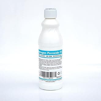 – Hydrogen Peroxide 3% 10 Vols. 500ml Bottle for Cleaning Disinfecting Bleaching