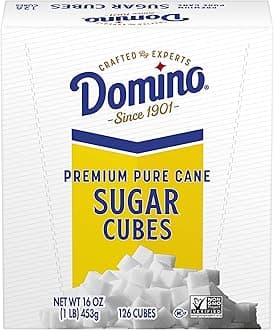 Domino Premium Pure Cane Sugar Cubes Dots, 1 Pound Box