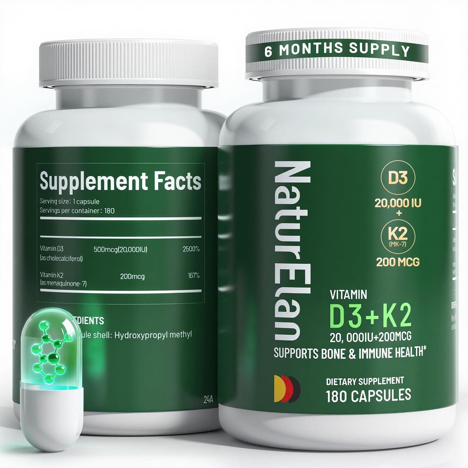 Vitamin D3 K2 Supplement
