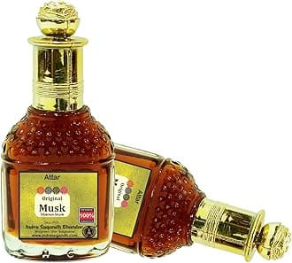INDRA SUGANDH BHANDAR Musk Attar For Men|Women Original Mushk Kasturi Natural Like Strong Perfume 24 Hours Long Lasting Fragrance 25ml Rollon Pack