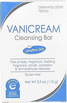 Vanicream Pharmaceutical Specialties Cleansing Bar, Unscented, 3.9. Ounce, (Pack of 6)