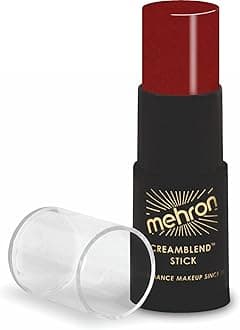 Mehron Makeup CreamBlend Stick | Face Paint, Body Paint, & Foundation Cream Makeup | Body Paint Stick .75 oz (21 g) (Red)