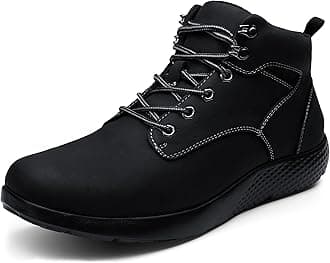 Vostey Boots for Men Casual Mens Boots Waterproof Men's Chukka Boots Comfortable Mid-Top Sneaker Boot for Men