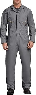 mens Deluxe Twill Long Sleeve Coverall Work Utility Coveralls (pack of 1)