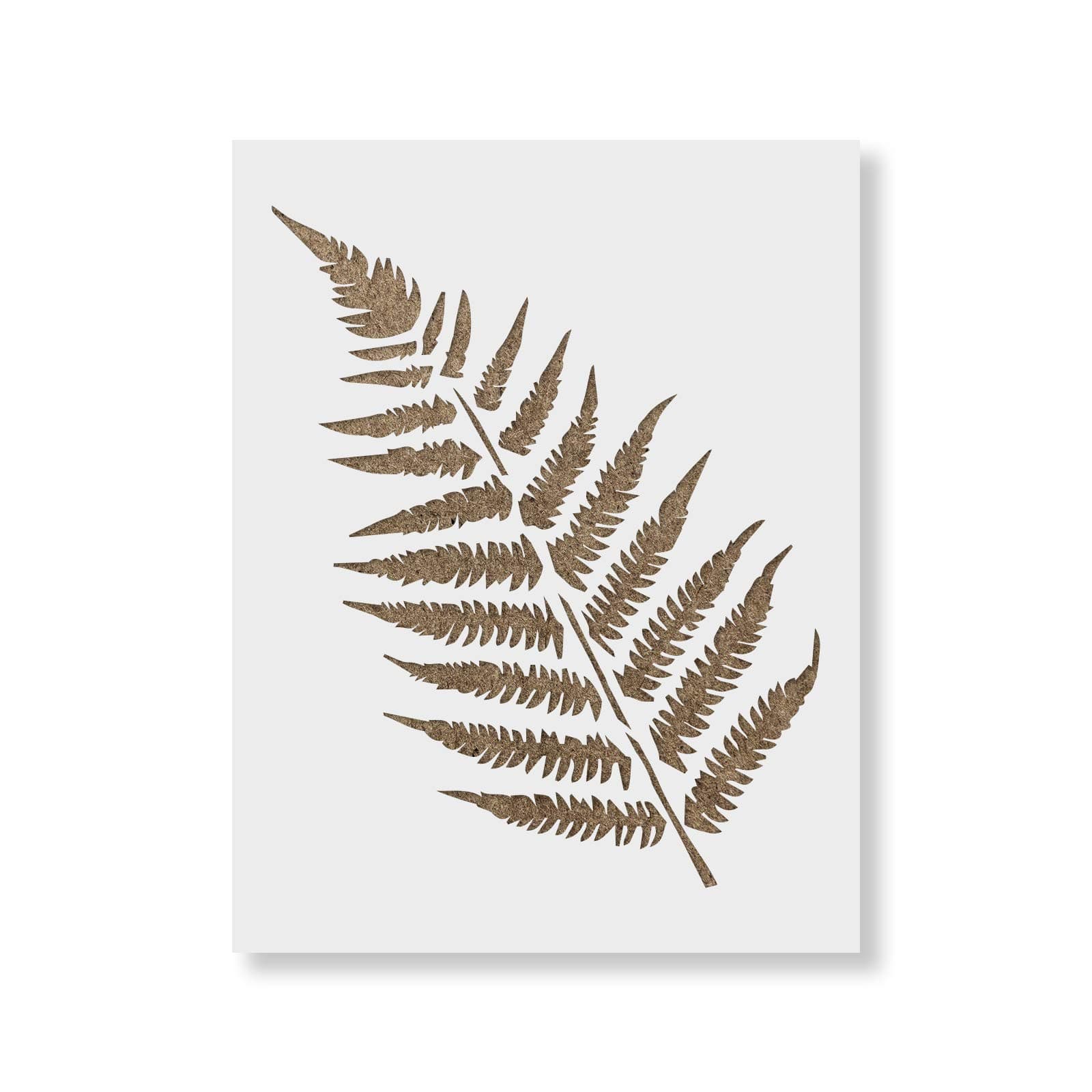 Ferns Stencil - Large Leaf Wall Stencil