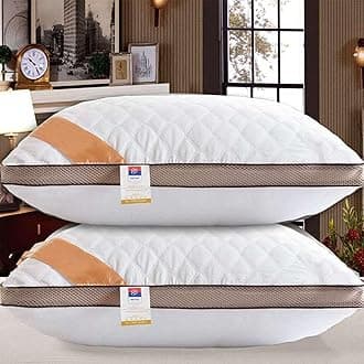 Hotel Pillows, Hotel-Grade Pillows Core, Soft and Supportive Bed Pillow for Sleeping, Soft Pillow for Back Side and Stomach Sleepers 1PC (A)