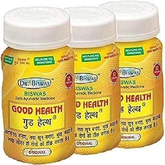 Dr. Biswas Ayurvedic Good Health - 50 Capsules, Pack of 3