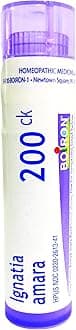 Boiron Ignatia Amara 200ck Homeopathic Medicine for Apprehension, Hypersensitivity to Stress - Pack of 3 (240 Pellets)