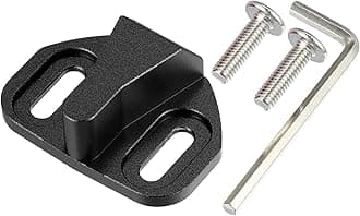 X AUTOHAUX Door Tailgate Lock Buckle for Toyota Fj Cruiser Xf10 2007-2020 Land Cruiser Prado Fj120 Fj150 2003-2022 Rav4 Stopper Protection Striker Limiting Move Solve Aluminum Alloy Black