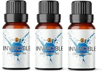 Aroma Energy | Invincible Fragrance Oil 30ml (3 x 10ml) Highly Scented Oil for Diffuser, Candles, Soap Making, Wax Melt, Slime, Perfume | Vegan, Made in UK