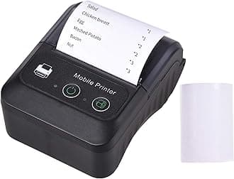 Portable Wireless BT 58mm 2 Inch Thermal Receipt Printer Mini USB Bill POS Mobile Printer Support ESC/POS Print Command Compatible with Android/iOS/Windows for Small Business Restaurant Retail Store