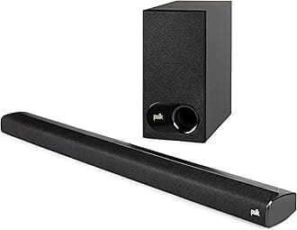 Polk Audio Signa S2 Soundbar with Subwoofer, HDMI ARC, Soundbar for TV with Bluetooth, Dolby Digital, AUX, Optical Input, Black
