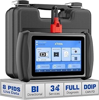 XTOOL IP616 Car Diagnostic Tool: OBD2 Scanner 2.0 with All System, New 34+Resets, ECU Configuration, Oil Reset/ABS Bleeding/DPF/EPB/SAS/TPMS, Injector Coding, CAN FD/DoIP, AutoVIN, Lifetime Update