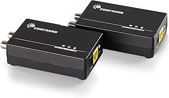 Comtrend – Alternative to MoCA – G.hn Ethernet Over Dark/Unused Coax Adapter Kit – High-Speed, Secure Network for Streaming & Gaming, Powerline Technology - 1200 Mbps, 2-Unit Kit (GCA-6000KIT)