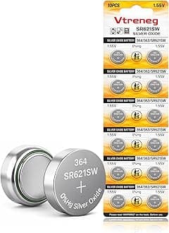 10 Pack 364 SR621SW Watch Battery 363 164 AG1 1.55V Silver Oxide Battery