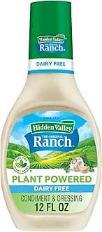 Hidden Valley The Original Ranch Plant Powered, Dairy Free, Ranch Salad Dressing and Topping, Gluten Free, 12 fl oz