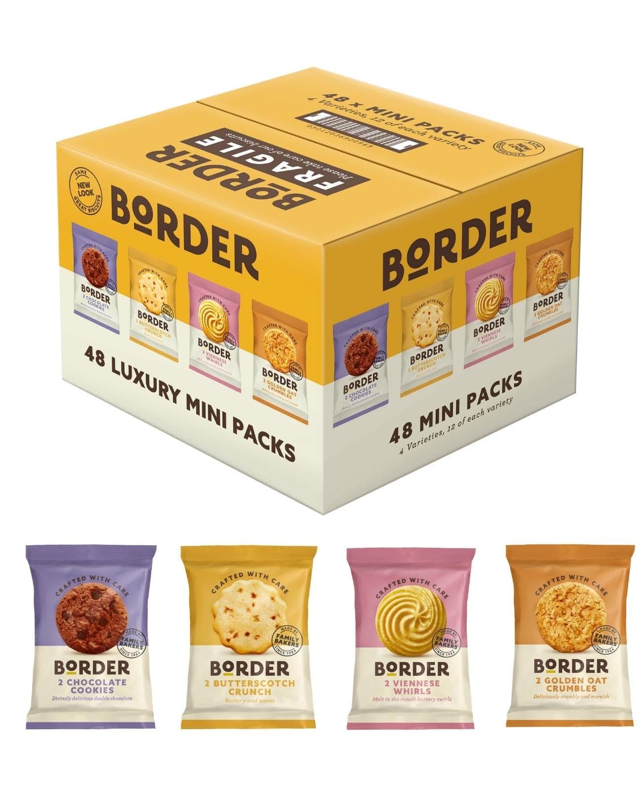 Border Biscuits 48 Luxury Mini Packs