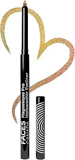 FACES CANADA Magneteyes Pro Holographic Eyeliner - Earthy Wonder 04, 0.25g | Multichrome/Duochrome Eyeliner | Metallic & Shimmer Finish | Longlasting | Waterproof & Smudgeproof