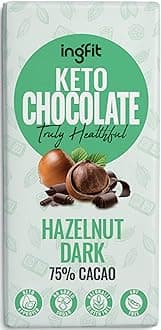 Sugar Free Keto Chocolate (Dark with Hazelnut)
