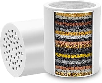Magichome 2 Pack 32-Layer Shower Filter Replacement Cartridge, Shower Water Filter for Hard Water, Reduces Chlorine, Fluoride, and Other Harmful Substances