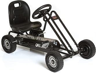hauck Lightning Ergonomic Pedal Ride-On Go Kart Toy for Boys and Girls, Black