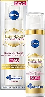 Cellular Luminous 630 Anti Dark-Spot Daily UV Fluid Face SPF 50 (40ml), Protects From Dark-Spots, Hyperpigmentation and Photoageing, Face Moisturiser with Hyaluronic Acid and Vitamin E