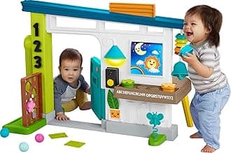 Baby Learning Toy Laugh & Learn Ultimate Playhouse with Smart Stages & 9 Pretend Play Accessories, Infants & Toddlers Ages 6+ Months