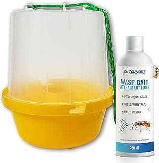 1 x Wasp Nest Killer Trap and Bait Attractant Kit | Wasp Trap, Hornet Trap, Bee Catcher, Wasp Traps Outdoor/Indoor, Hornet Nest Killer, Wasp Catchers For The Garden