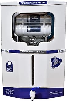 Aqua Novo Delux by Mclord | 18 liter Storage Tank | RO+U.V+Copper+TDS Controller+Activated Carbon | Suitable For Home and Office (RO+ALKALINE)