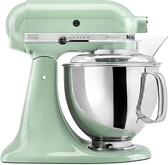 KitchenAid Artisan Series 5 Quart Tilt Head Stand Mixer with Pouring Shield KSM150PS, Pistachio