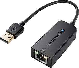 Cable Matters Plug & Play USB to Ethernet Adapter with PXE, MAC Address Clone Support (Ethernet to USB 2.0 Adapter for Laptop) Supporting 10/100 Mbps Network