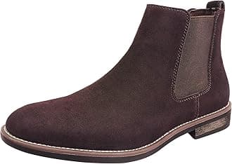 Bruno Marc Men's Leather Chelsea Ankle Boots, Work and Fashion, Walking and Comfort Casual Business Shoes