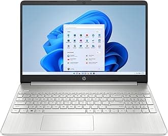 HP (Upgraded) 2024 Newest 15s Laptop With 15.6" FHD Display, Inel Core i7-1255U Porcessor |16GB DDR4 Ram |1TB NVMe SSD |Intel Iris X Graphics |Backlit Keybaord |Windows 11 Natural silver (16GB/1TB)